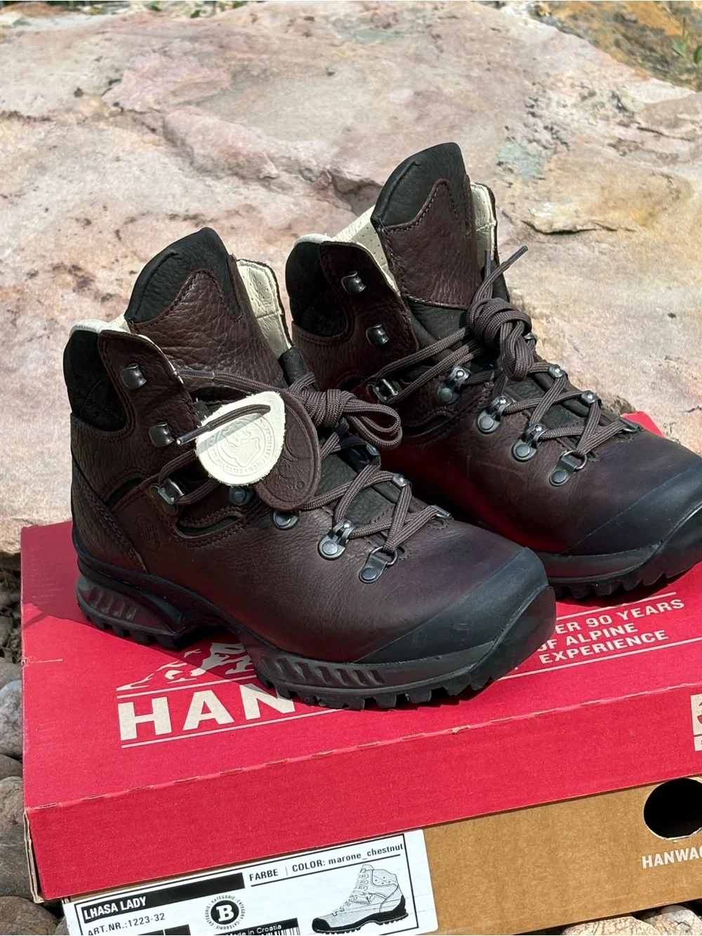 Premium Women's Hanwag Lhasa Lady Trekking Boots US Size 7.5
